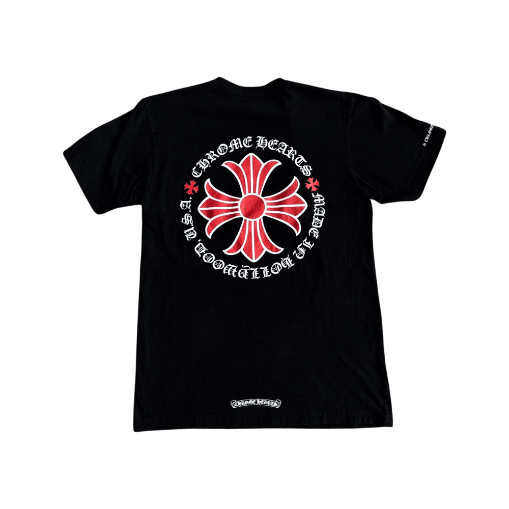 Chrome Hearts Made In Hollywood Plus Cross Tee Black/Red