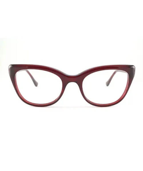 Authentic Red Chrome Hearts Cat Eye Eyewear Japan Edition