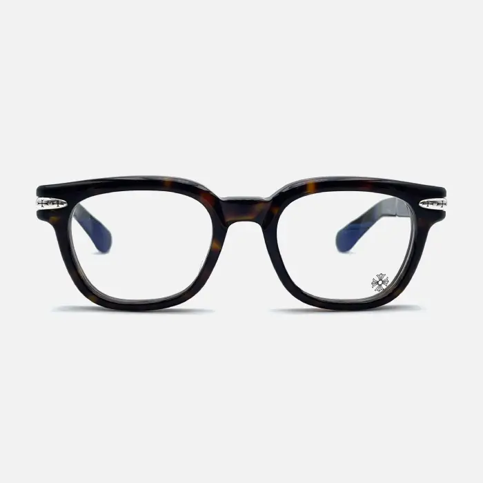 Chrome Hearts Drippin Dark Tortoise Black Luxury Glasses
