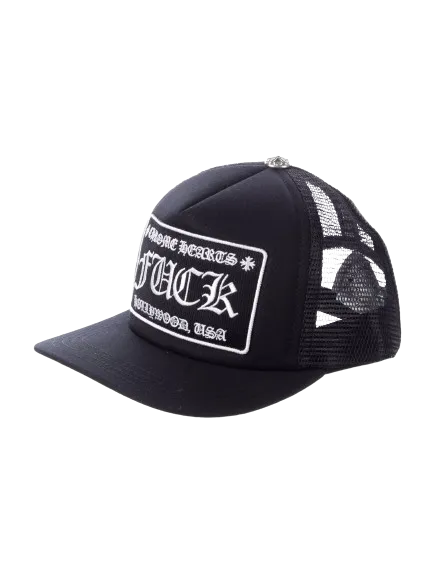 Chrome Hearts Hat FUCK Hollywood Trucker