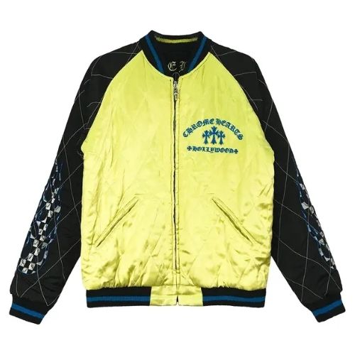 Chrome Hearts Matty Boy Flaming Youth Reversible Bomber Jacket