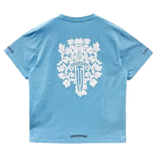 Chrome Hearts Miami Exclusive Dagger Logo Short Sleeve T-Shirt