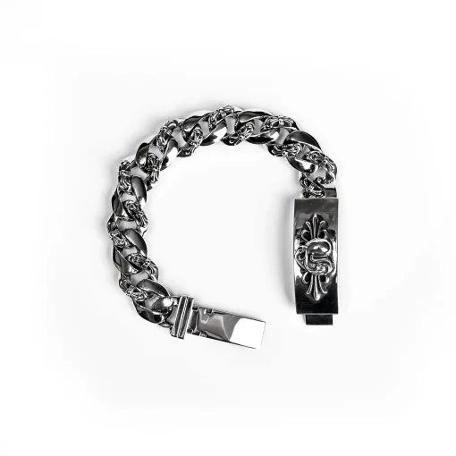 CH Heart Insignia ID Fancy Chain Bracelet