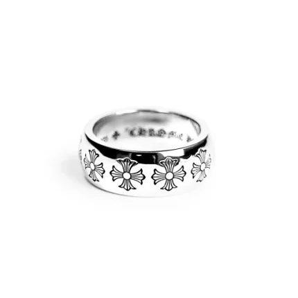 Chrome Hearts Ring Etched Plus Band