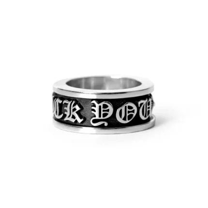 Chrome Hearts Ring “FUCK YOU” Spinner